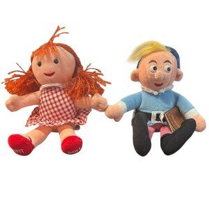 Land of Misfit Toys 8" Plush Prestige 2000 Dolly &‎ Hermey the Elf Rudolph Santa